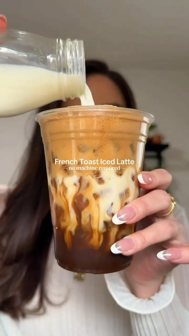 French Toast Iced Latte | Easy Instant Espresso Coffee Recipe