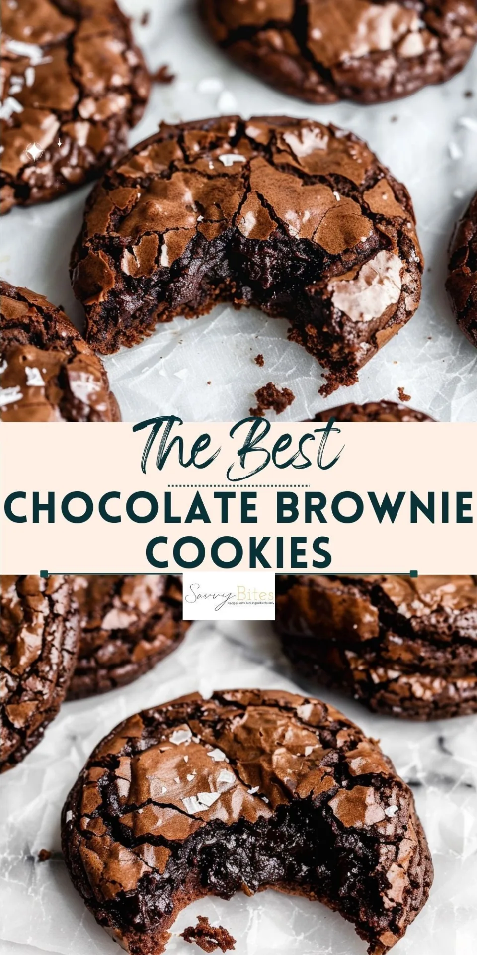 The Best Fudgy Chewy Browkies (Brookies) - Savvy Bites