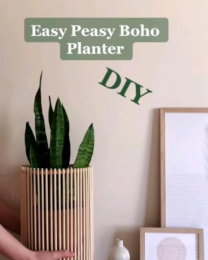 diy boho planter