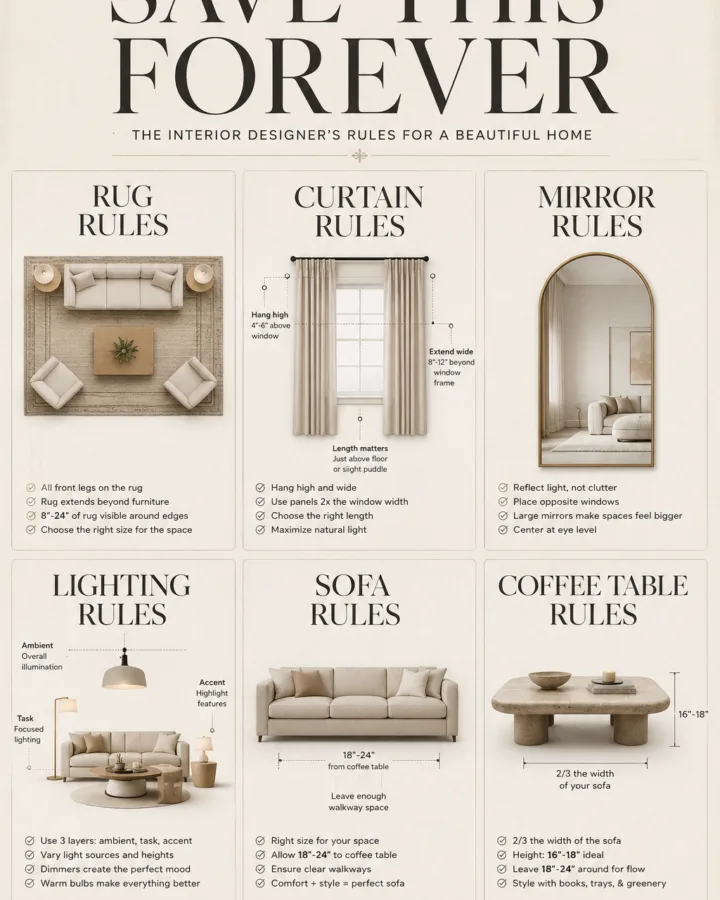 interior designer rules