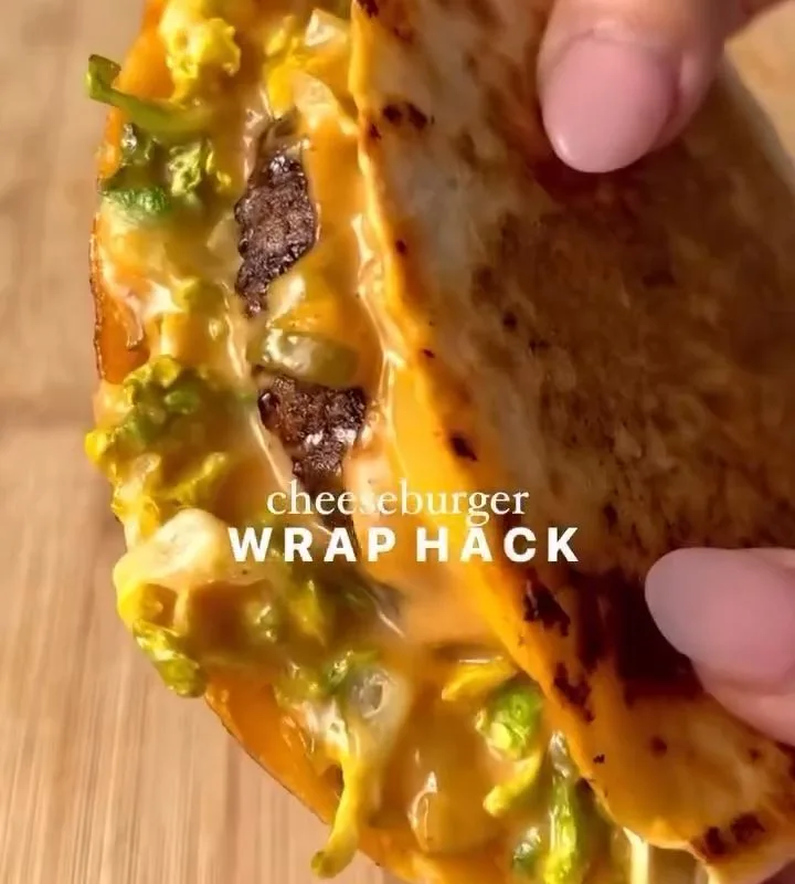 cheeseburger wrap recipe