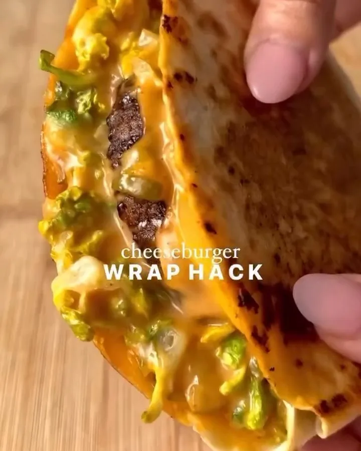 cheeseburger wrap recipe