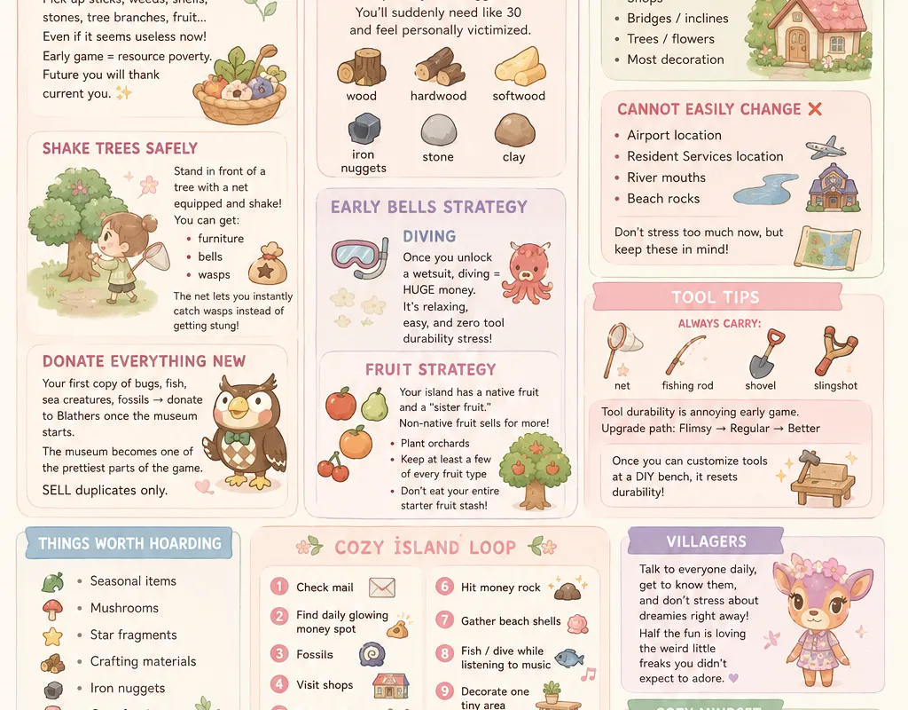 animal crossing new horizons beginner tips