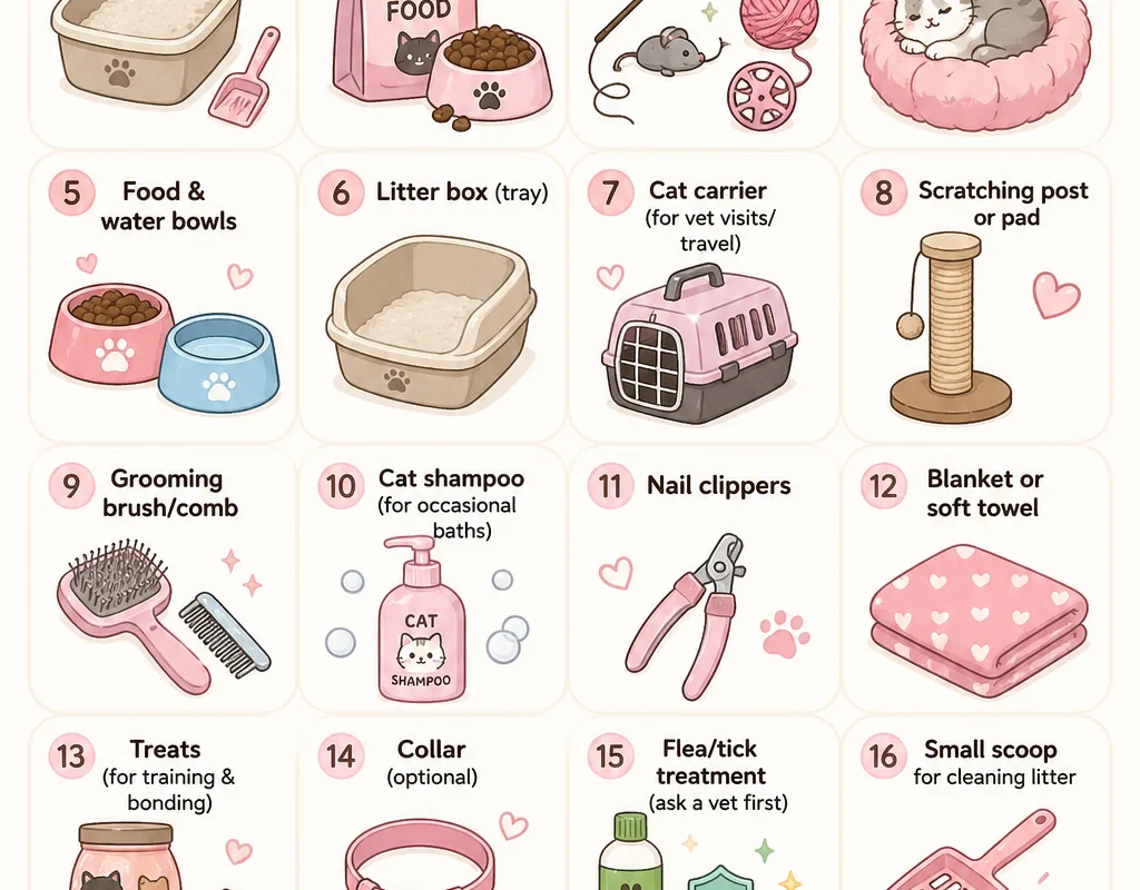 new cat checklist