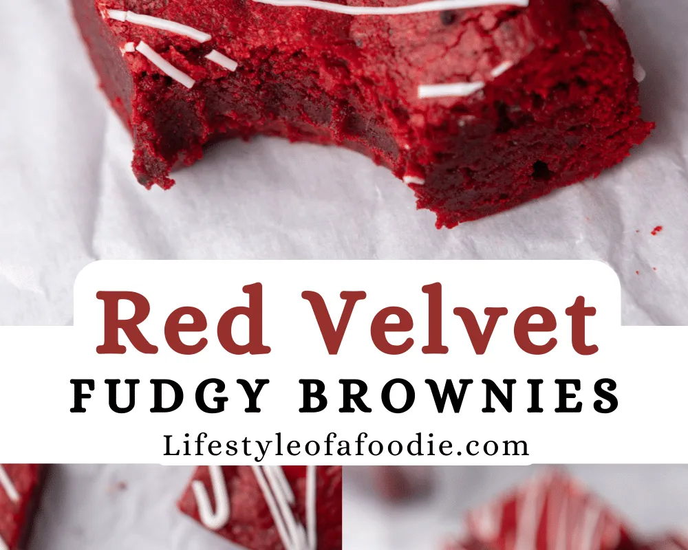fudgy red velvet brownies recipe