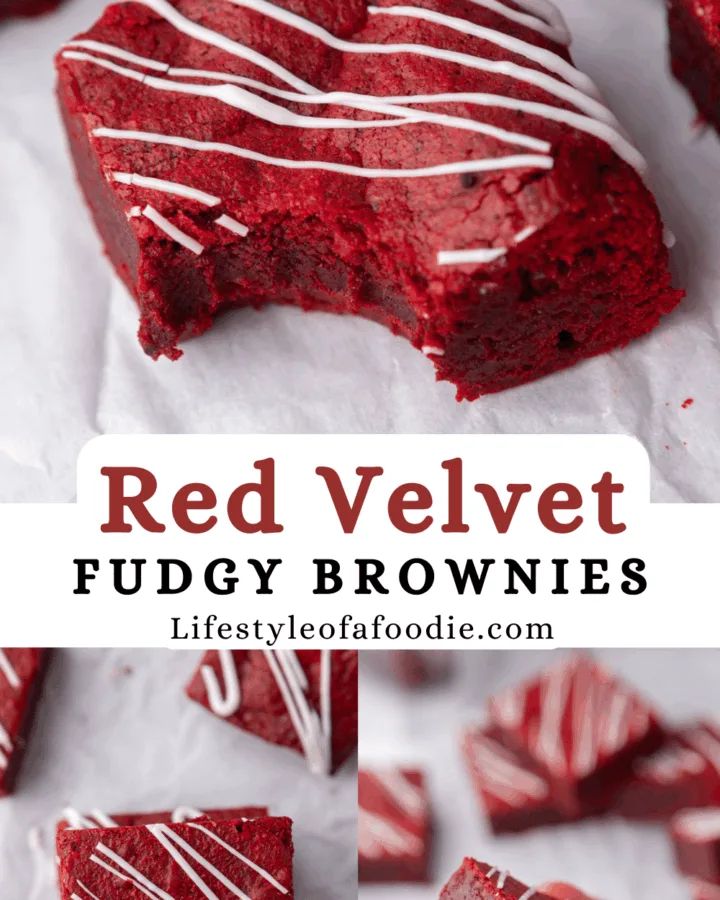 fudgy red velvet brownies recipe