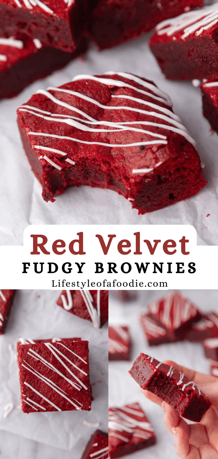 The Best Fudgy Red Velvet Brownies Recipe