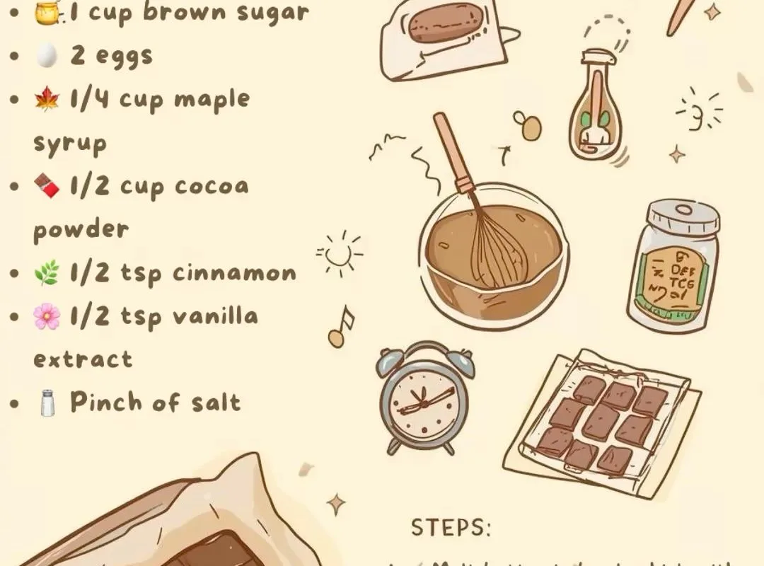 maple cinnamon brownies