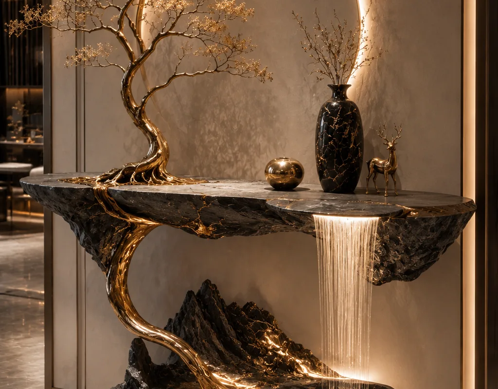 ultra luxury entryway tables