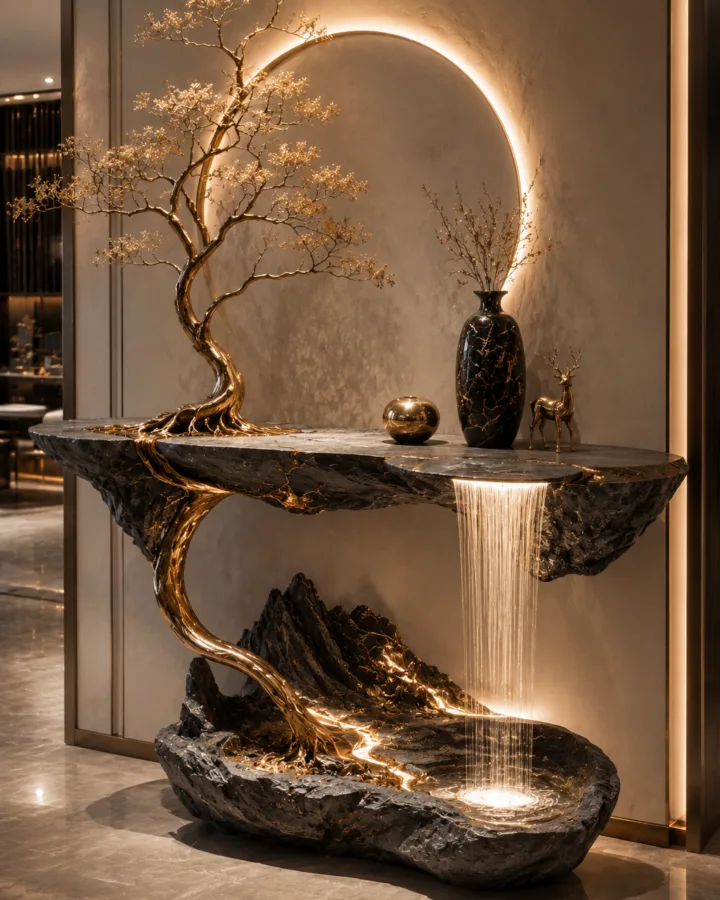 ultra luxury entryway tables
