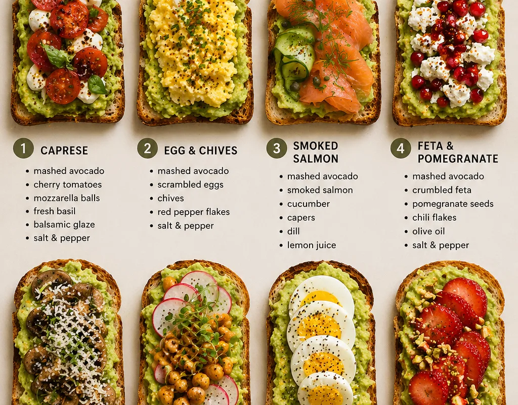 avocado toast ideas