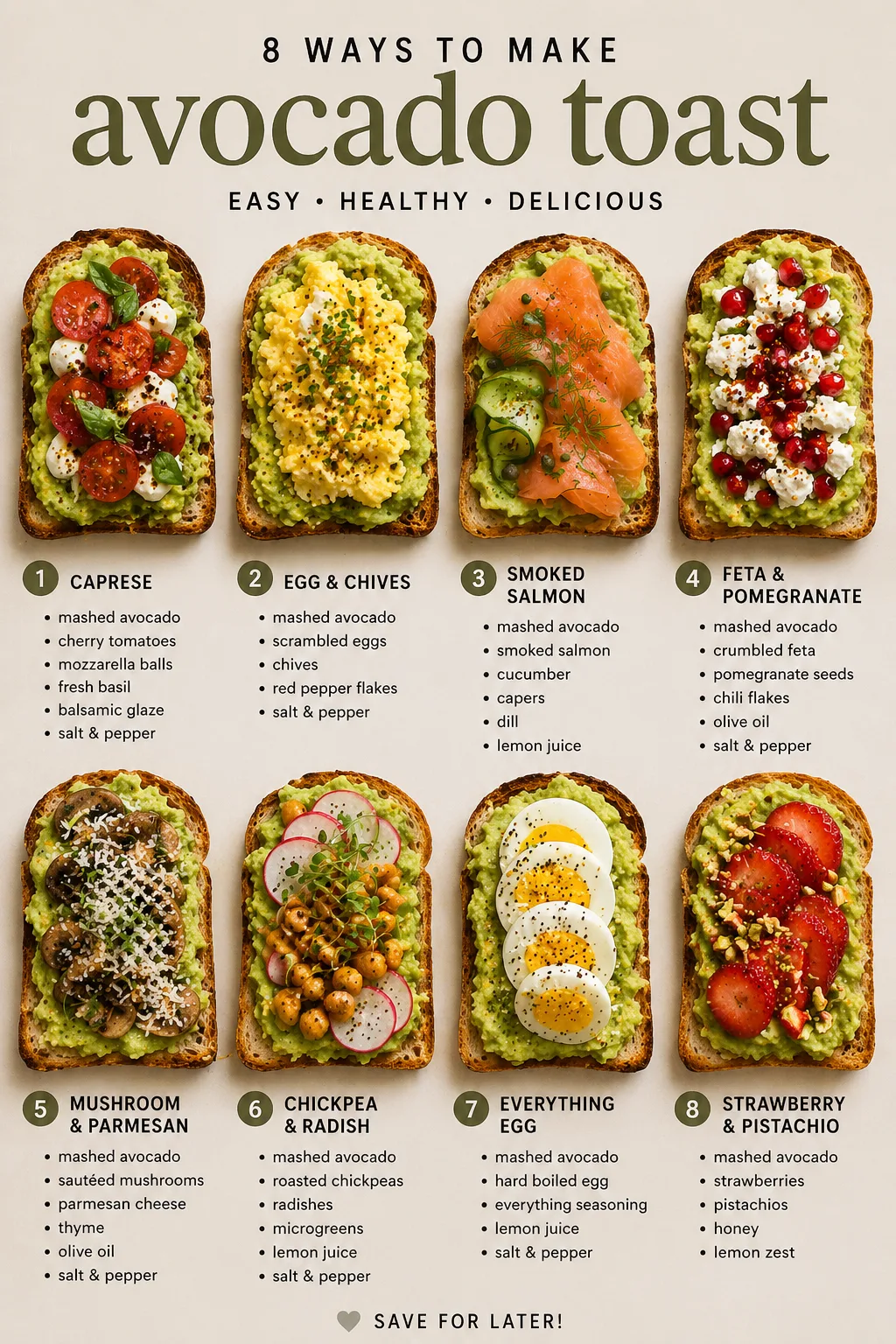 8 Avocado Toast Ideas You Need to Try 🥑🍞