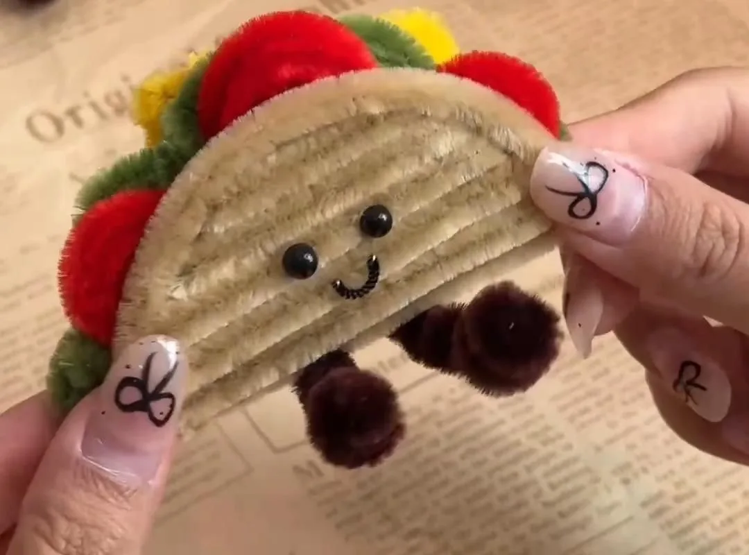 pipe cleaner taco craft