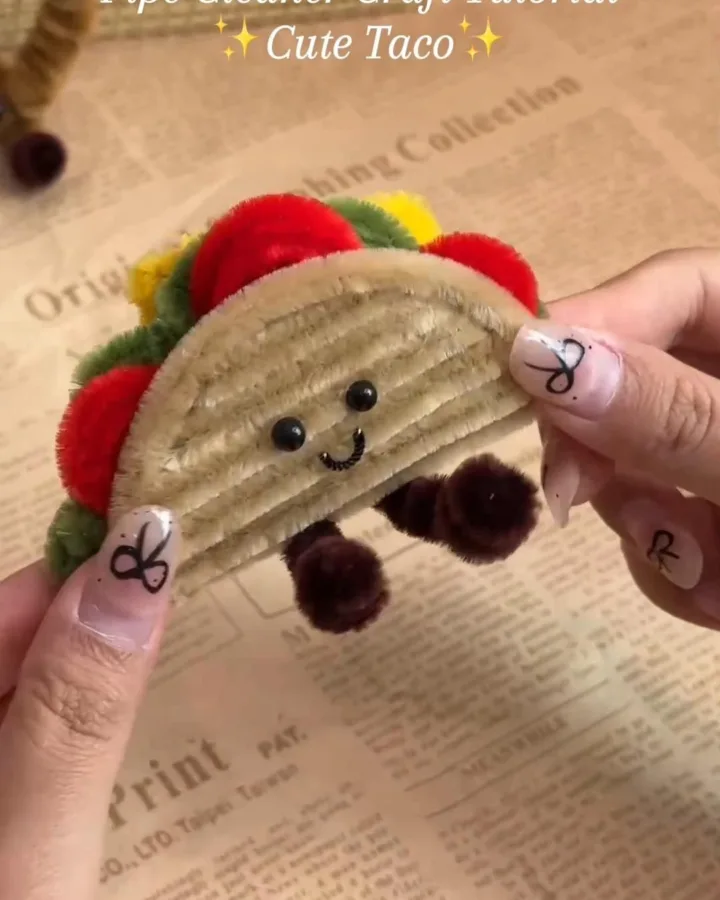 pipe cleaner taco craft