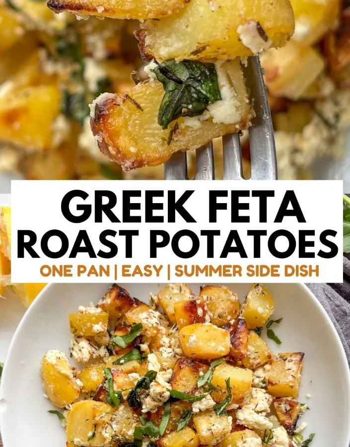greek feta roast potatoes