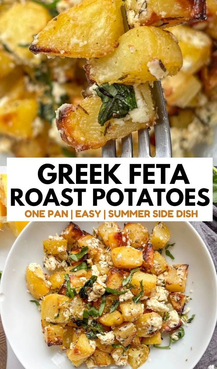 Greek Feta Roast Potatoes