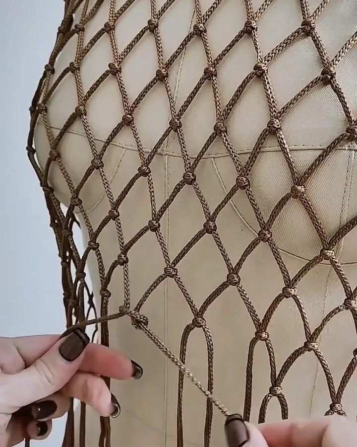 diy macramé top