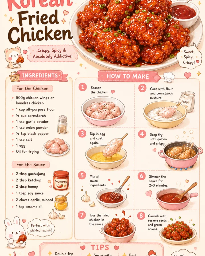 easy korean fried chicken recipe