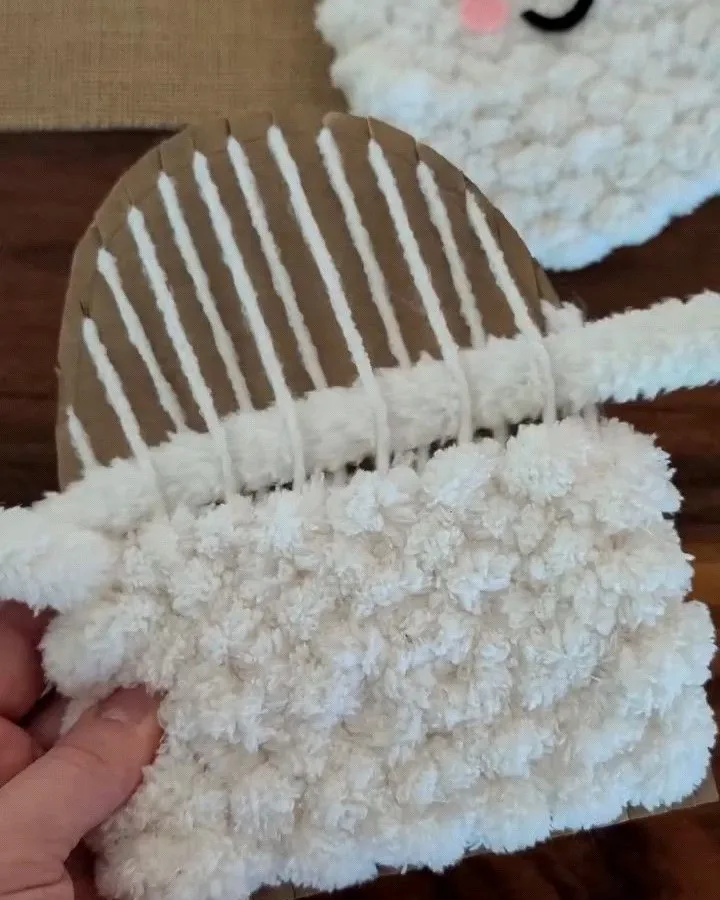 cardboard loom weaving