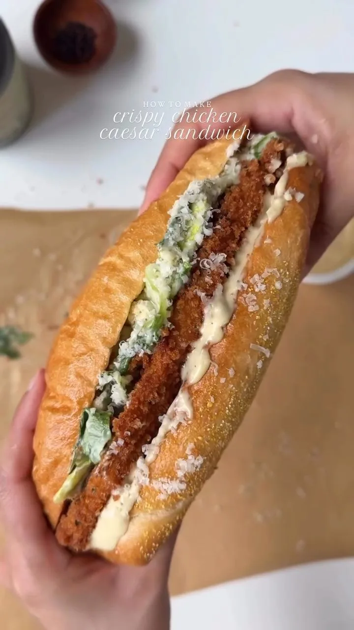 Crispy Chicken Caesar Sandwich