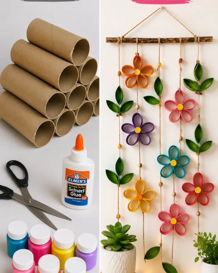 diy egg carton flowers