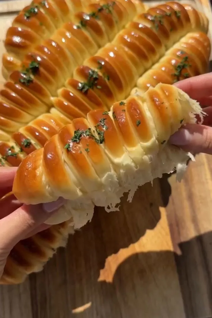Soft and Cheesy Mozzarella Stuffed Bread