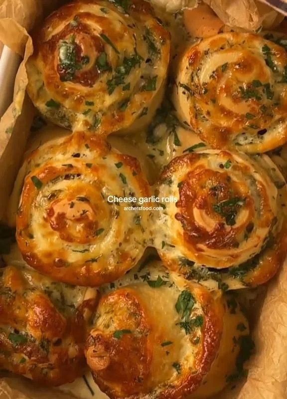 cheese garlic rolls recipe