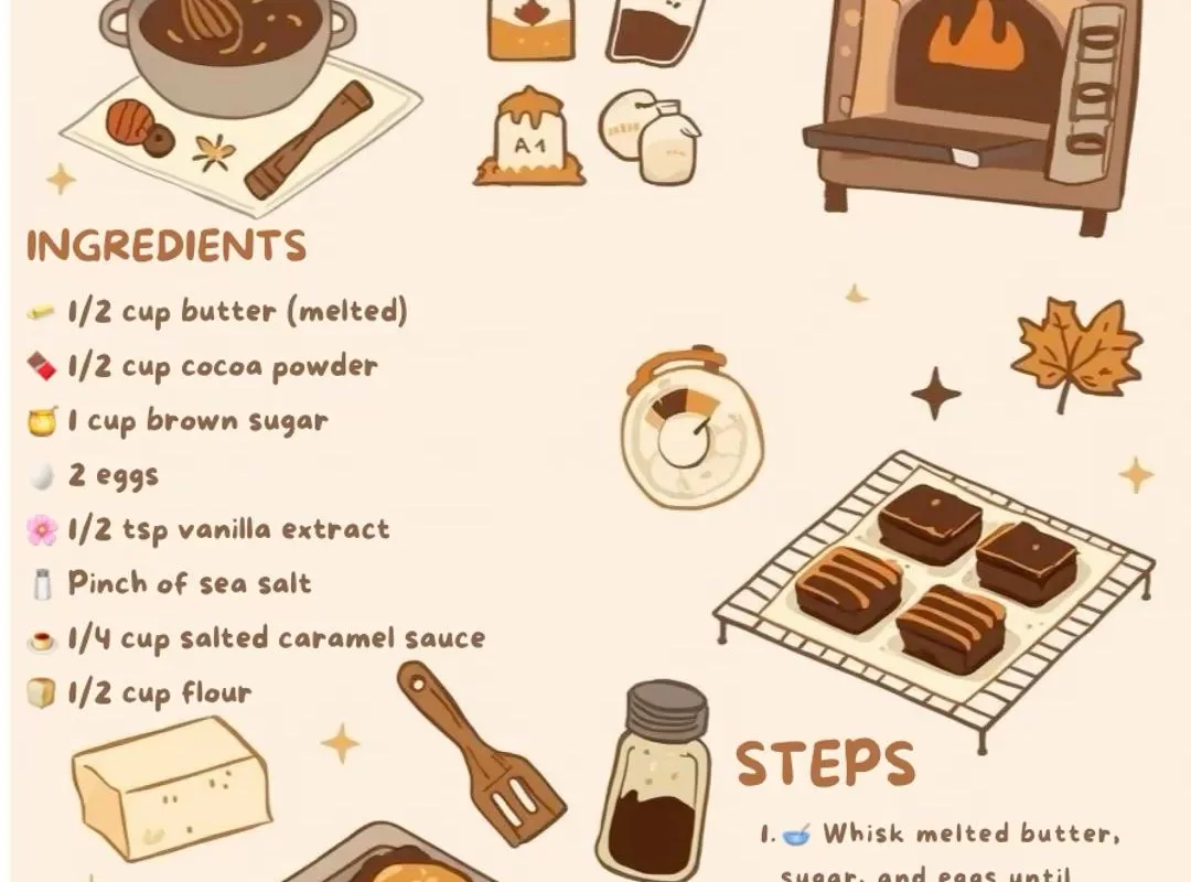 salted caramel brownies recipe