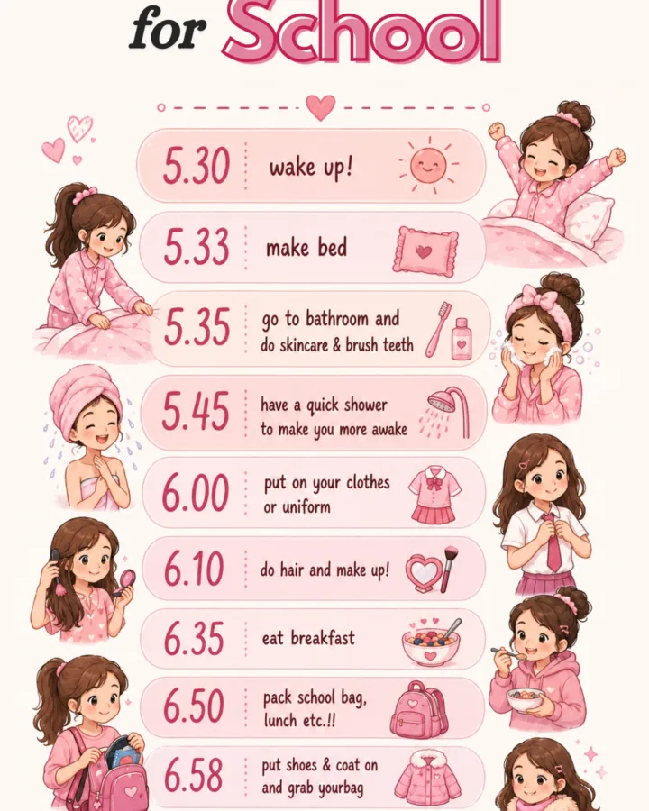 school morning routine