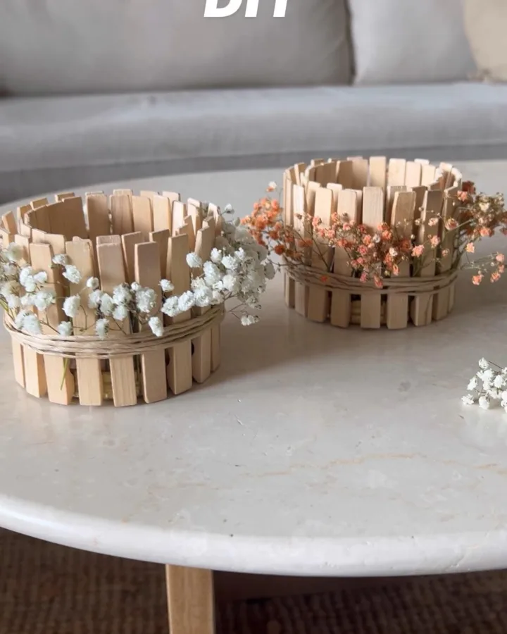 DIY windlicht clothespins