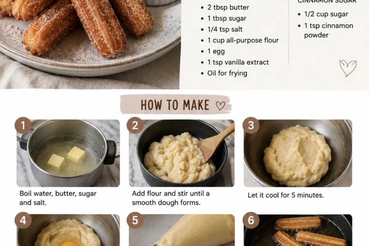 crispy homemade churros recipe