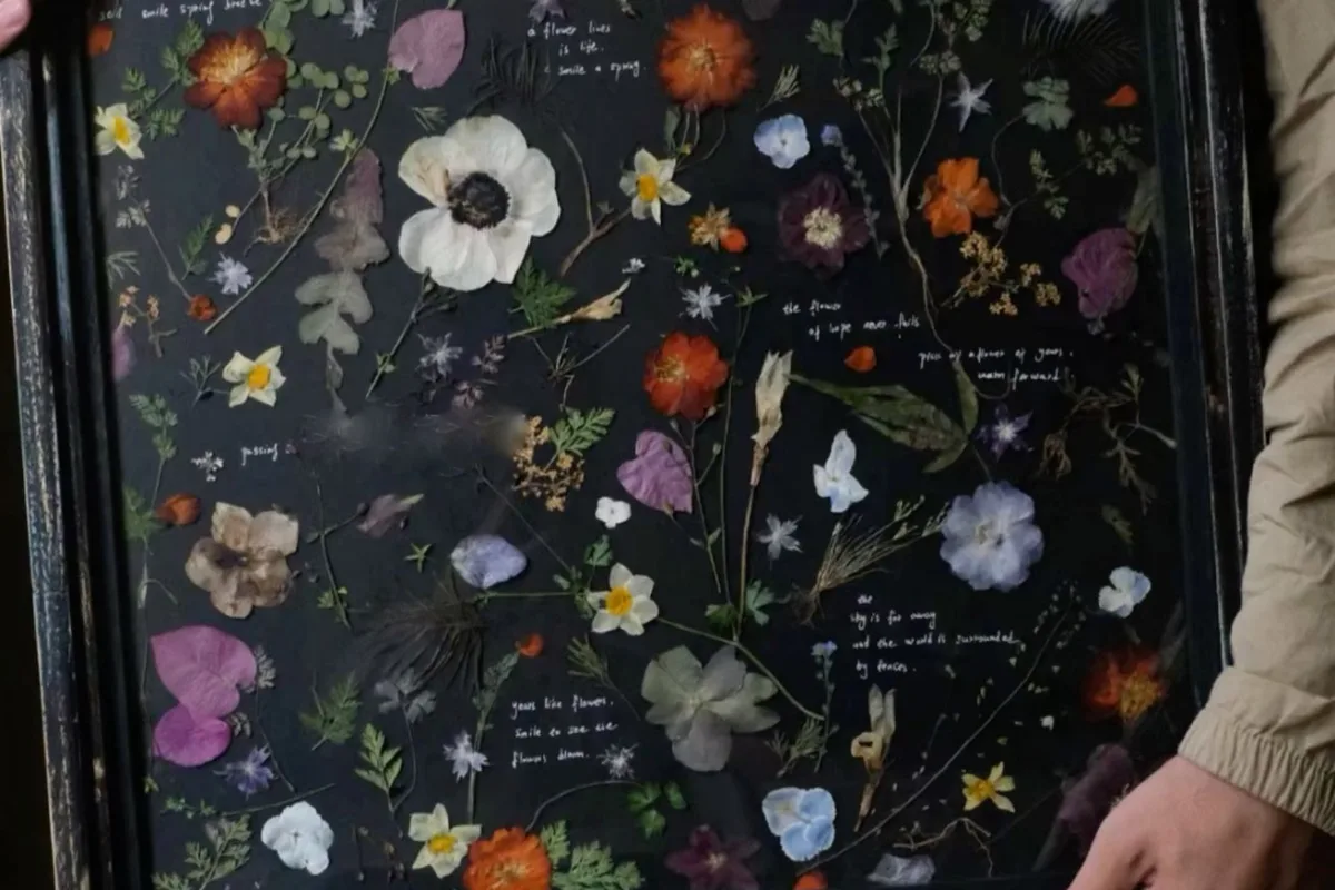 make your own flower collection board