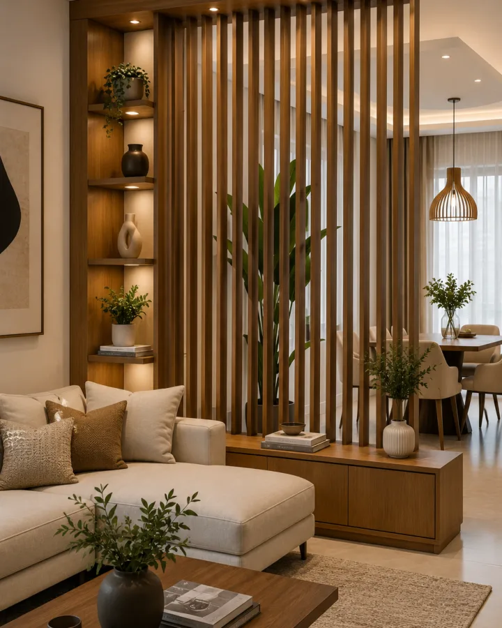 wooden room divider ideas