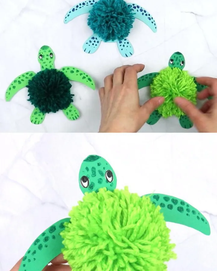 yarn turtles