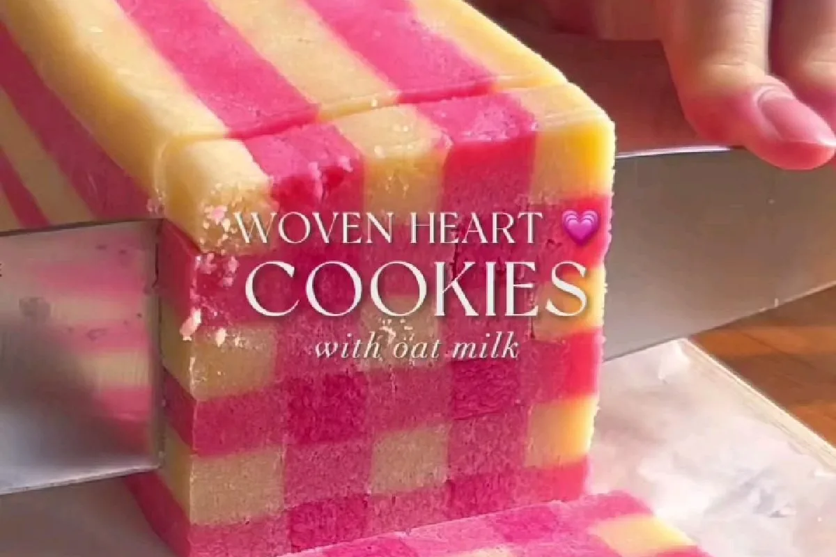 woven heart cookies recipe