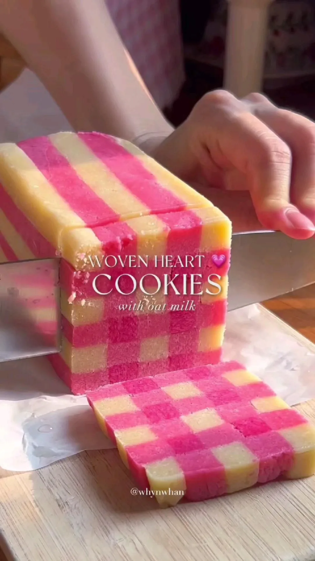 Woven Heart Cookies