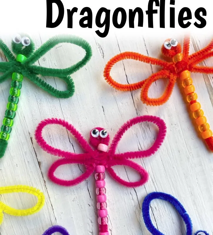 beaded pipe cleaner dragonfly