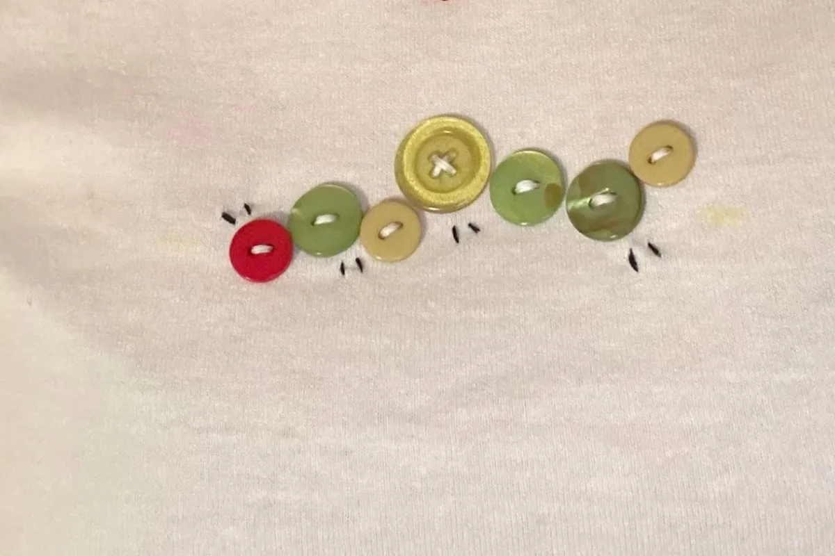 very hungry caterpillar button shirt
