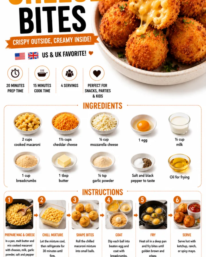 mac and cheese bites recipe