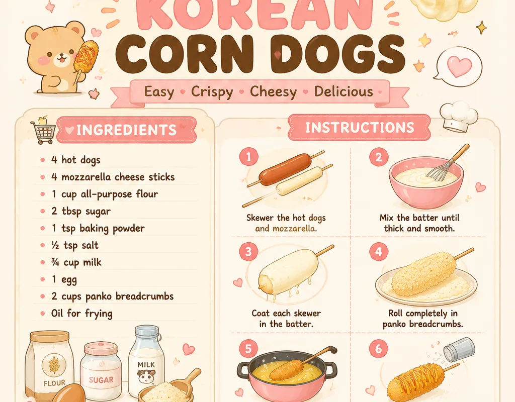 easy korean corn dog recipe