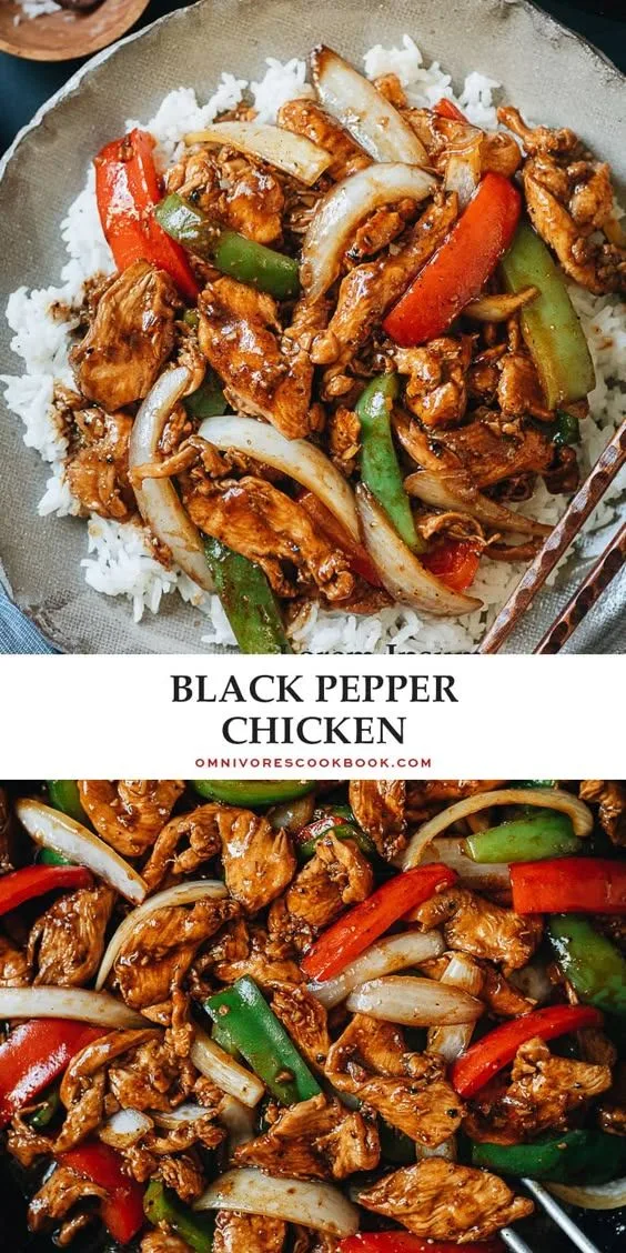 Black Pepper Chicken Stir-Fry