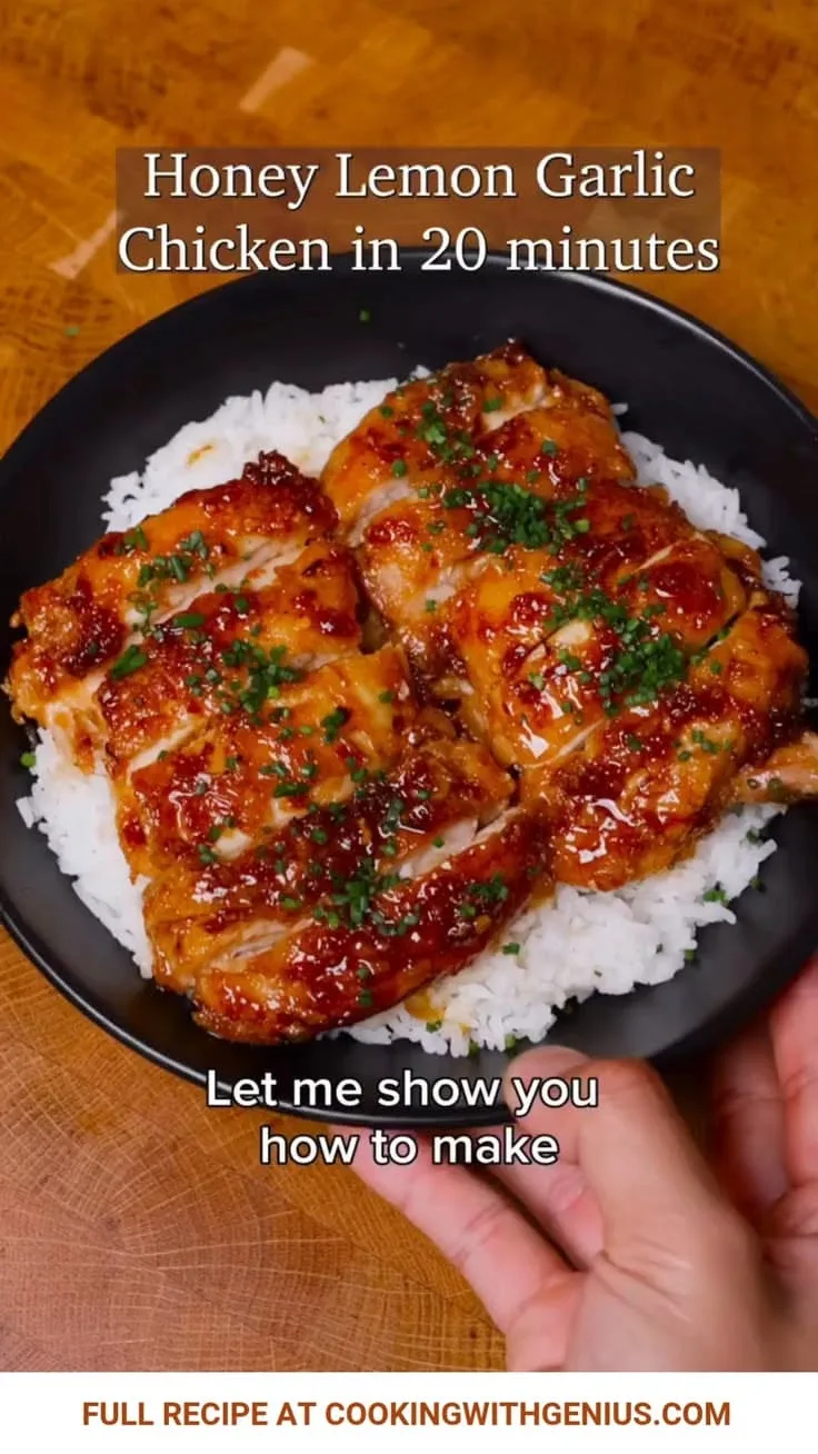 Honey Garlic Lemon Chicken