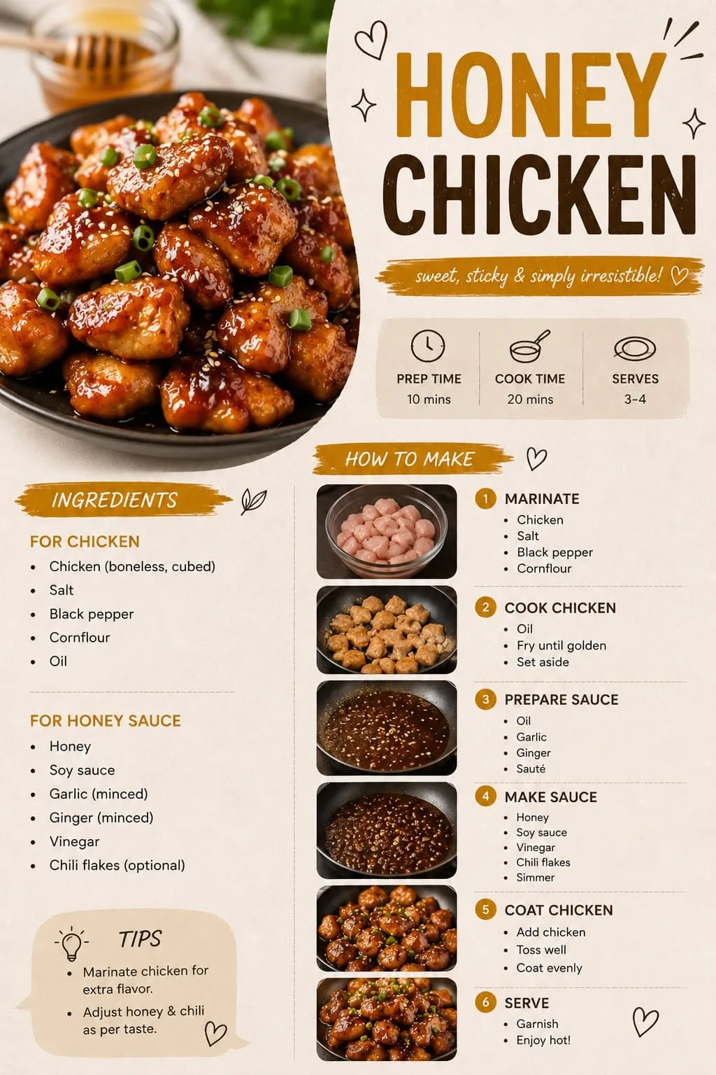 Easy and Delicious Honey Chicken