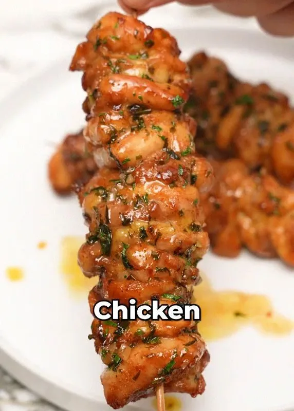 air fryer chicken skewers