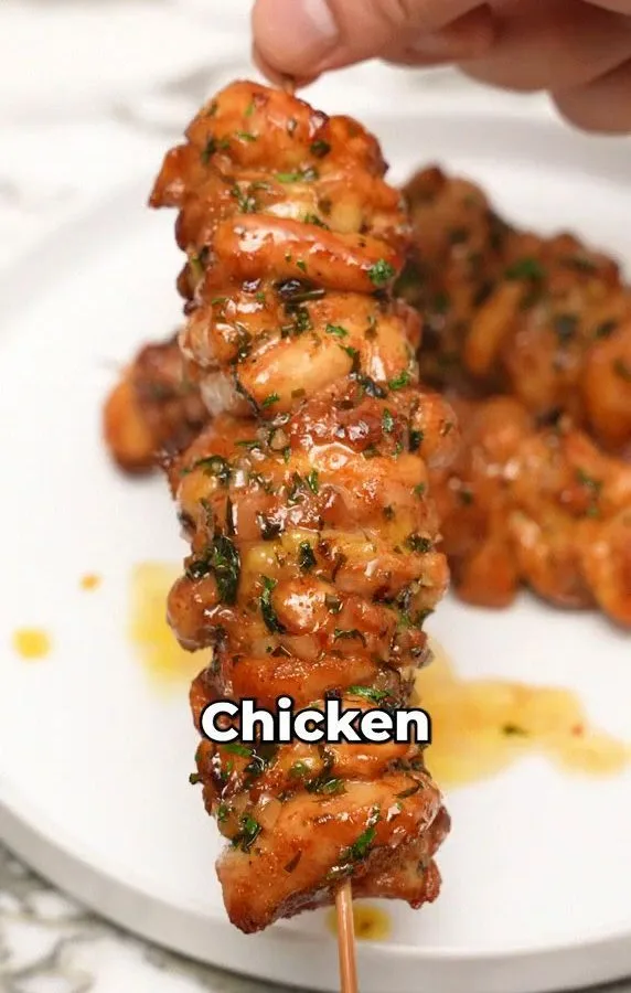 air fryer chicken skewers