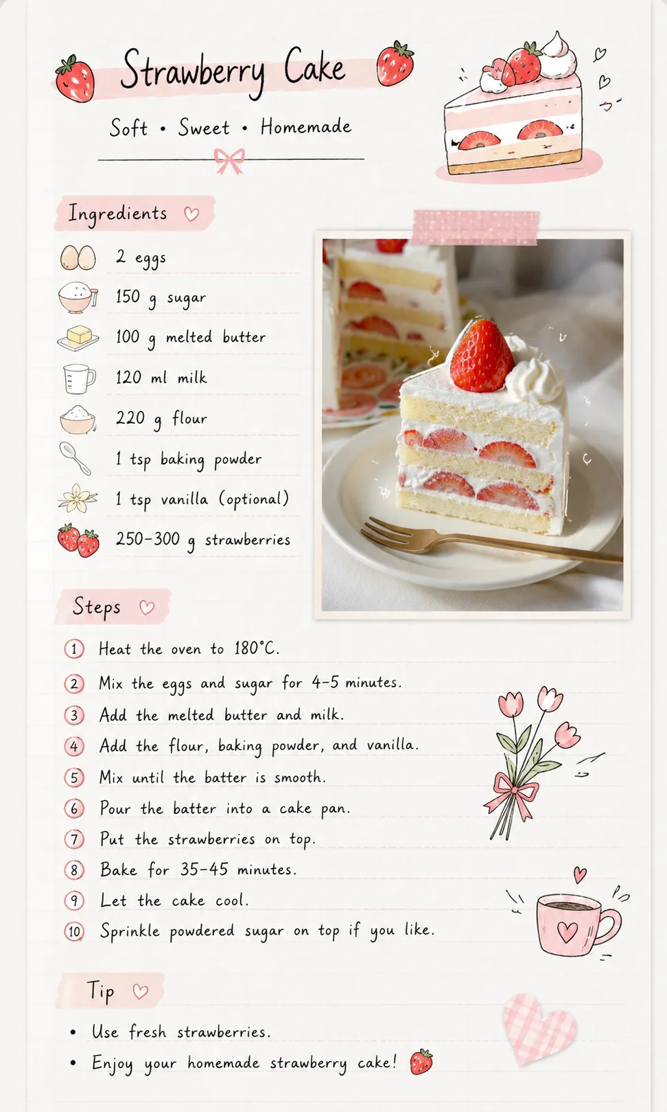 ✿•Baked with love by Sevara•🍓