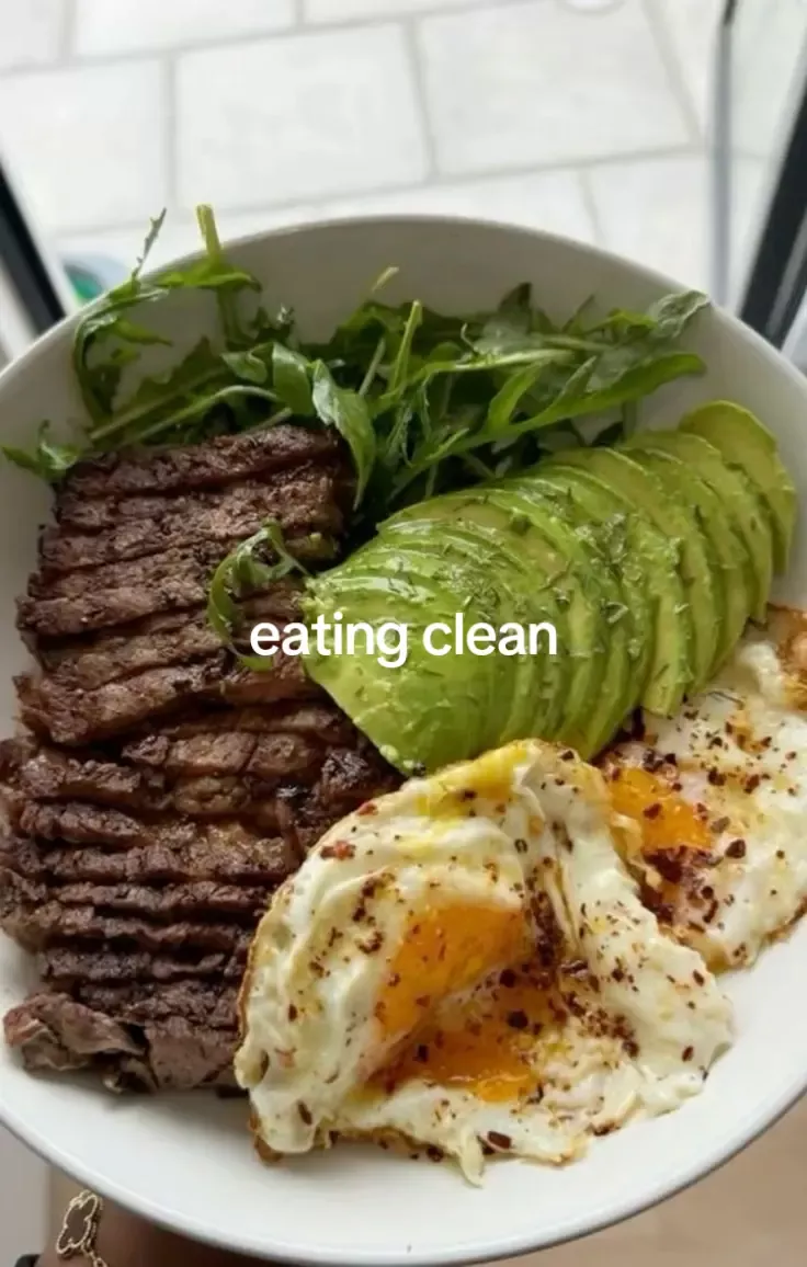 Vision Board Eating Clean Healthy Manifest Affirmation Bowl