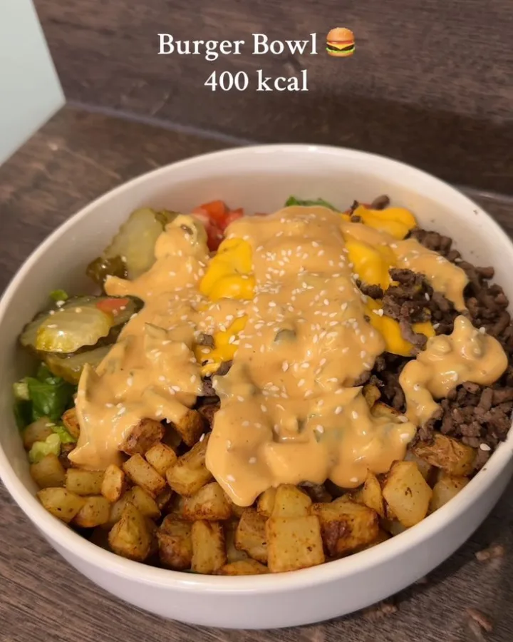 loaded burger bowl recipe