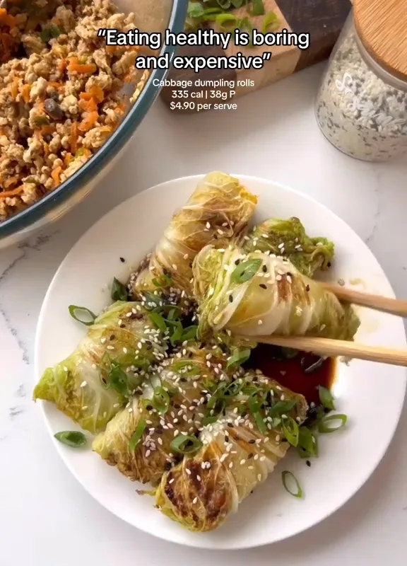 cabbage dumpling rolls recipe