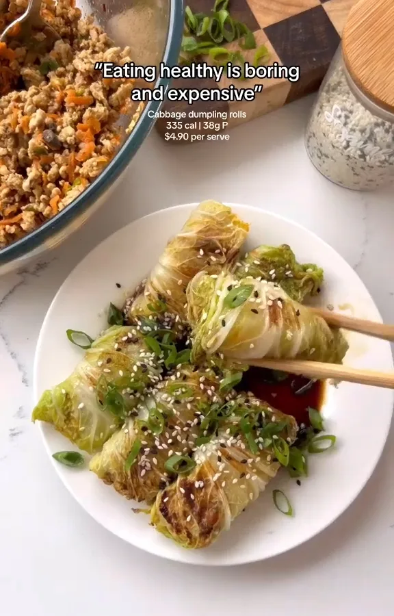 cabbage dumpling rolls recipe